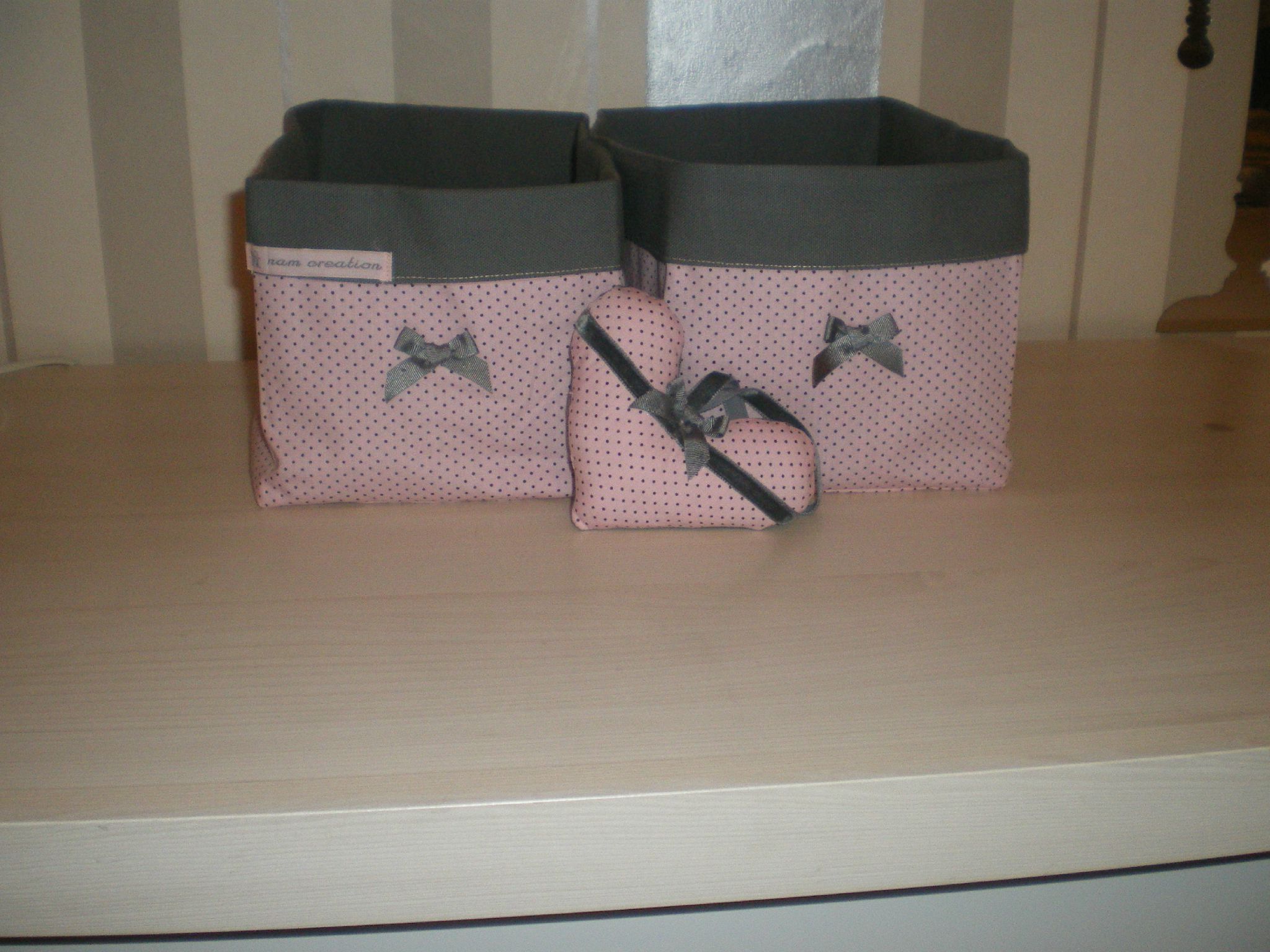 Paniers rangements et petits coeurs nam se debrouille