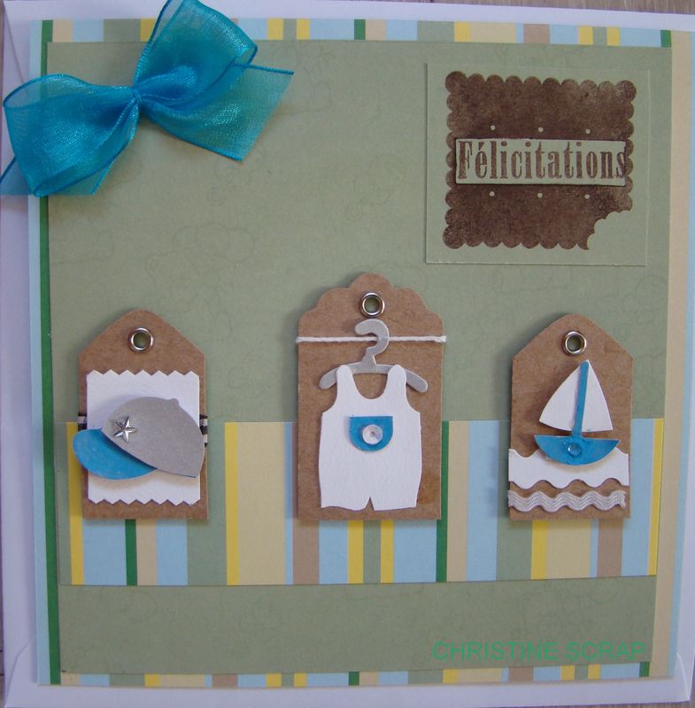 scrapbooking naissance garcon
