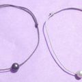 h) Perle d'eau douce - Bracelet
