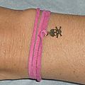 e) Bracelet - Collier - Headband Daim