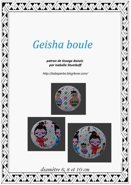 couverture geisha boule flou