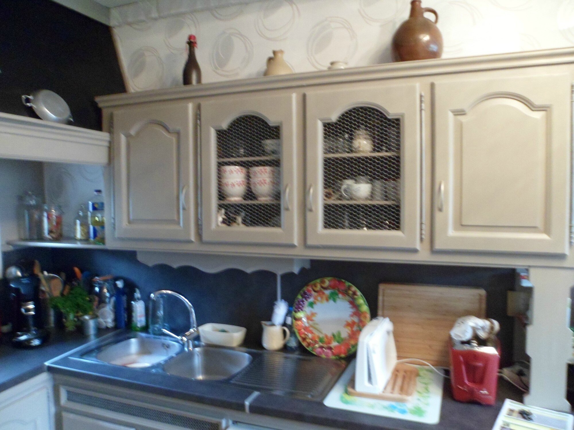 Meuble De Cuisine Gris Et Blanc Chaios Com Meuble De Cuisine Gris Et Blanc Chaios Com
