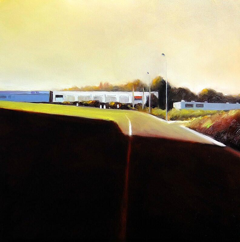 K'nowhere 63, mars 2016, huile sur toile, 70 x 70 cm