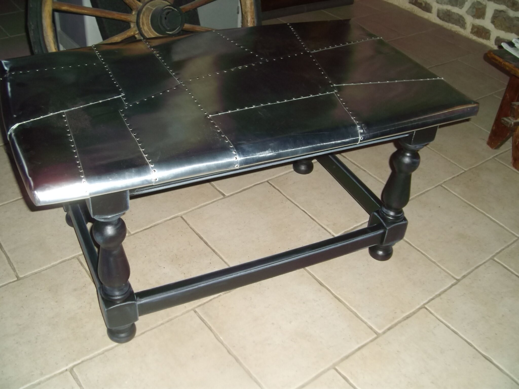 Table basse zinc la déco de gégé