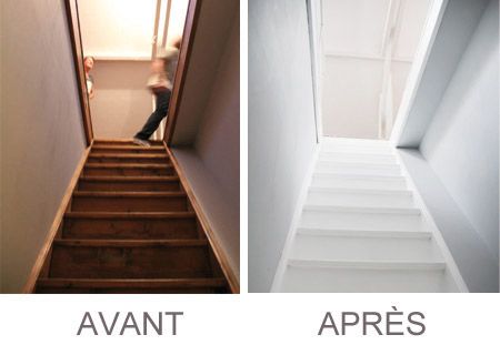 La chambre avant / aprÃs tête d'ange Les papiers peints leroy merlin