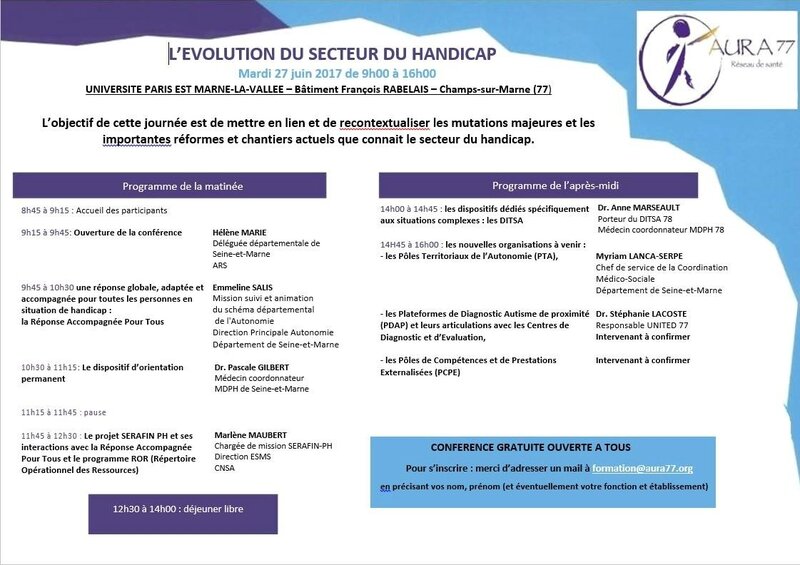 Programme aura 77 l'évolution du secteur du handicap