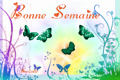 bonne semaine papillons