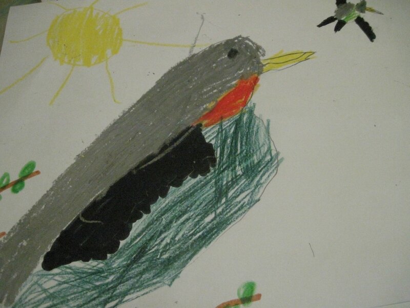 dessiner les oiseaux journée planifiée La maternelle et le CP à la maison