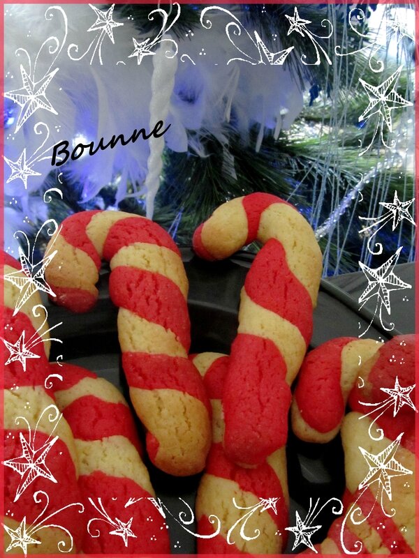 Candy cane cookies de Noël (3)