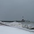 La Plage du Havre recouverte de neige...