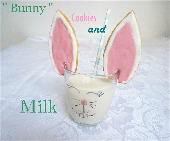 bunny cookies and milk 1
