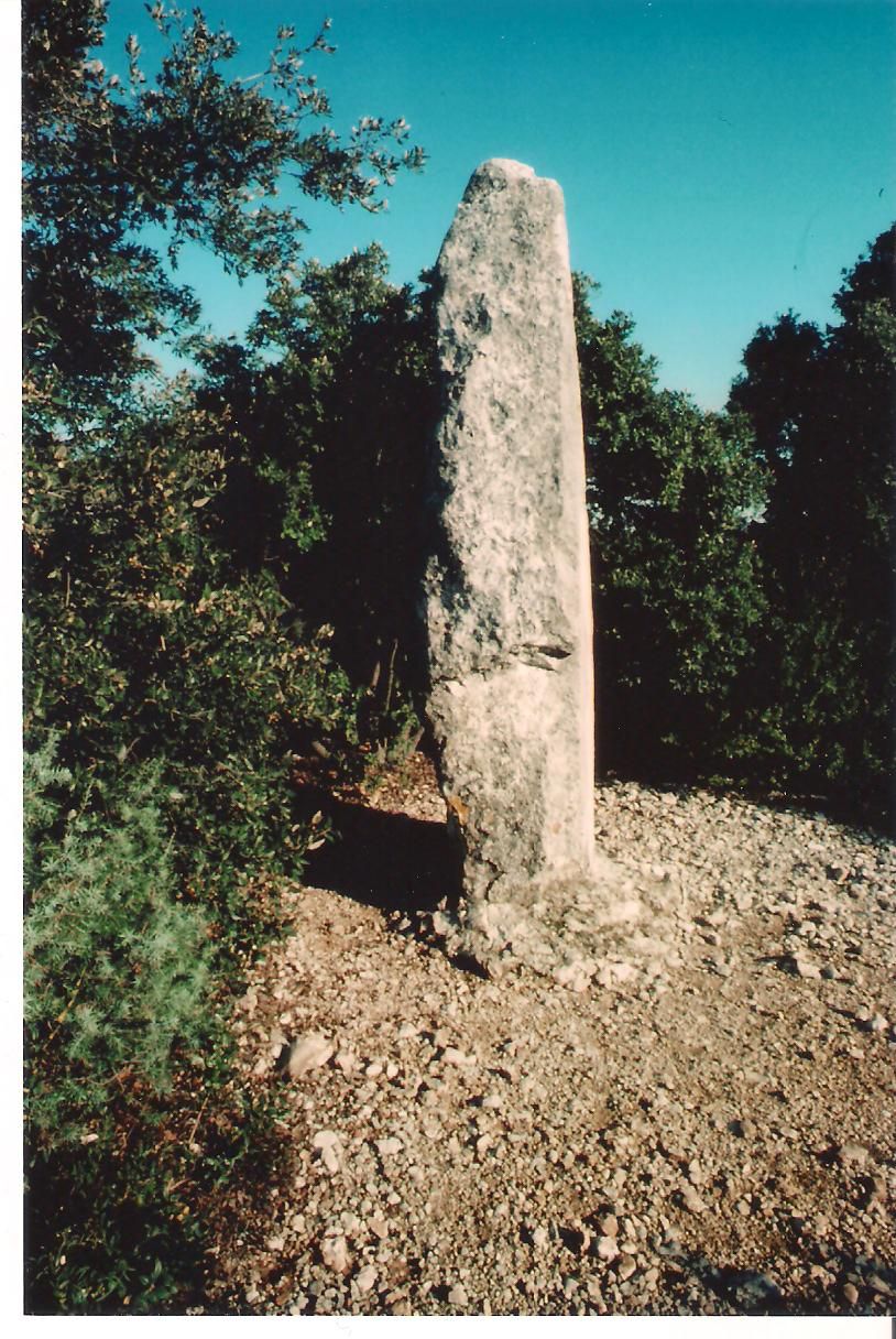Menhir de LA GROSSE PIERRE (Ardèche) Les Pierres et les Fées