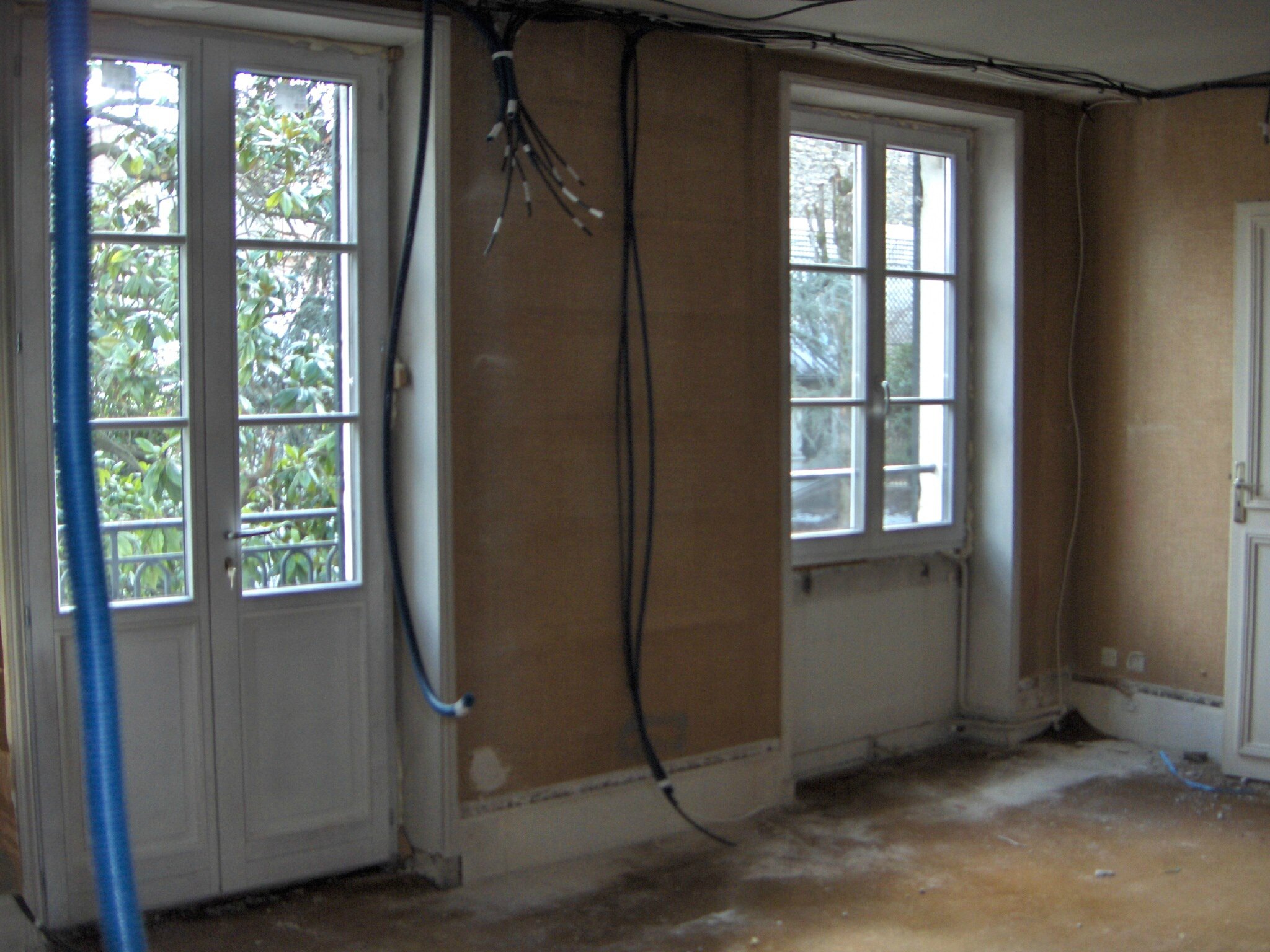 Les travaux continuent... la maison du 17