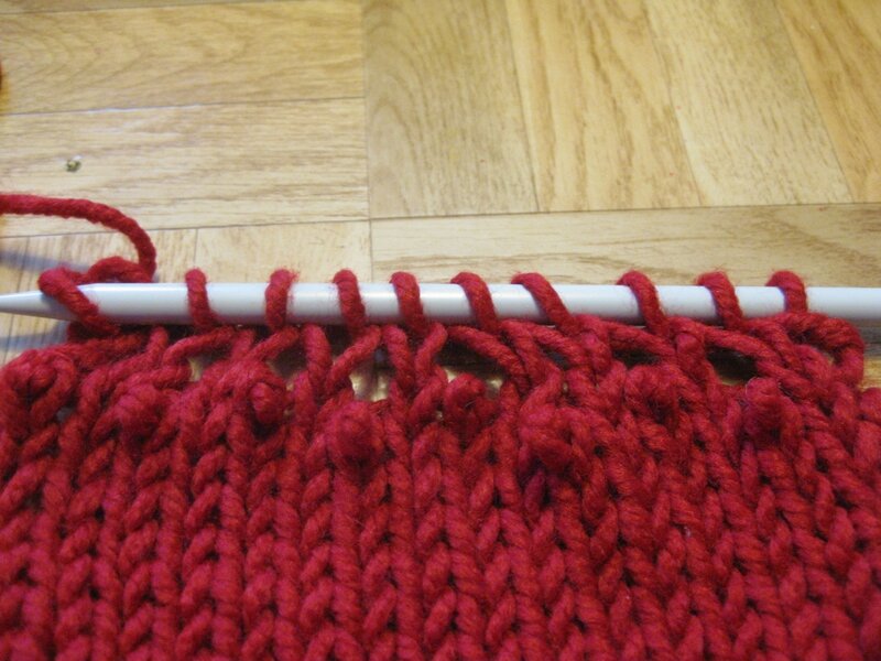 comment tricoter une echarpe magique