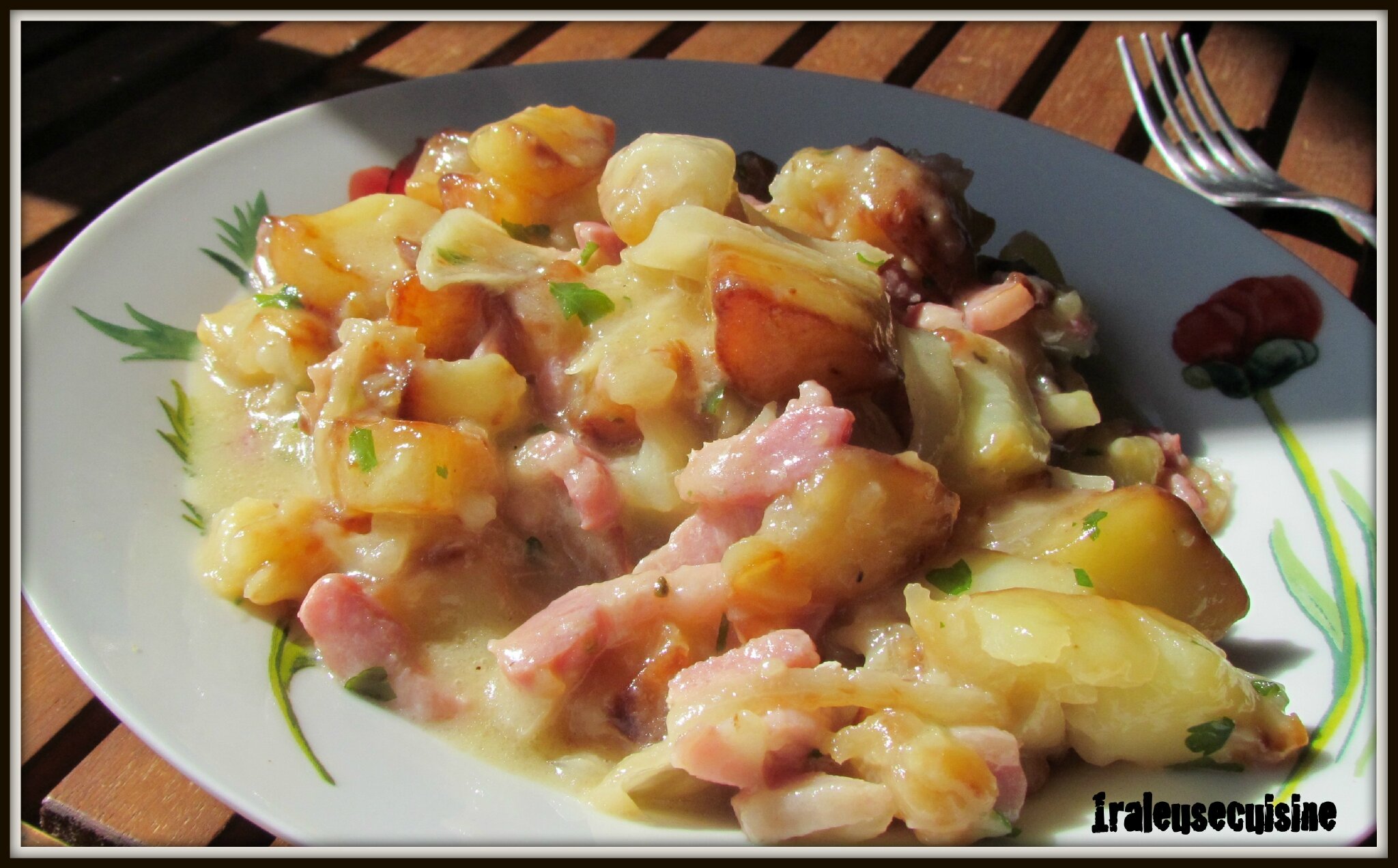 Pommes de terre rôties à la cancoillotte Elle râle beaucoup mais