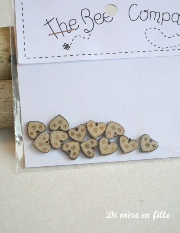mini coeurs lin TM1