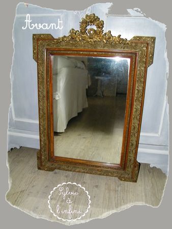 relooker un miroir ancien