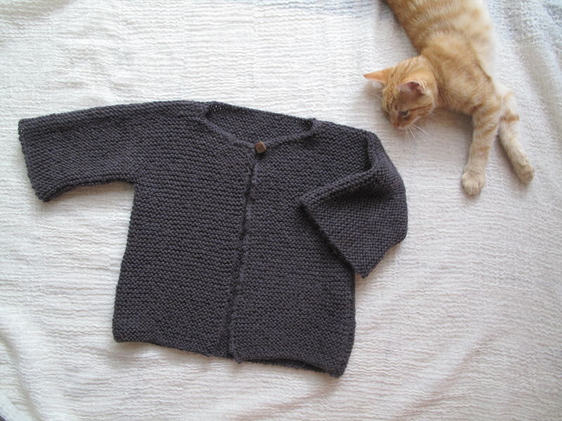 tricoter un gilet taille 4 ans