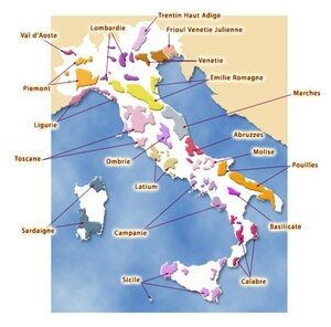 carte italie