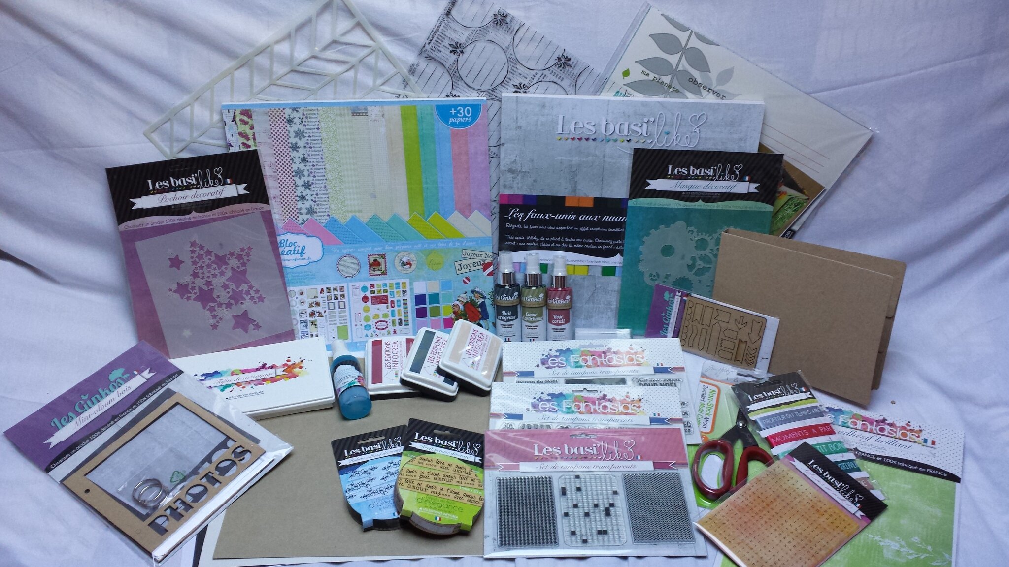 scrapbooking kit demarrage