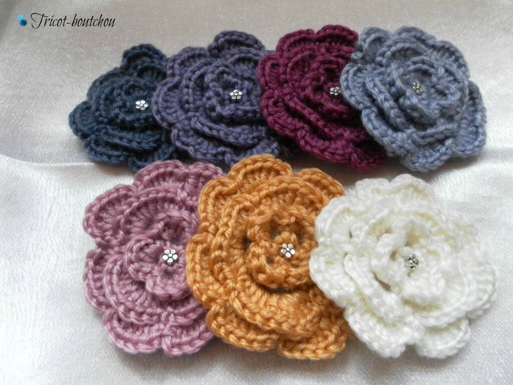 comment tricoter des fleurs au crochet