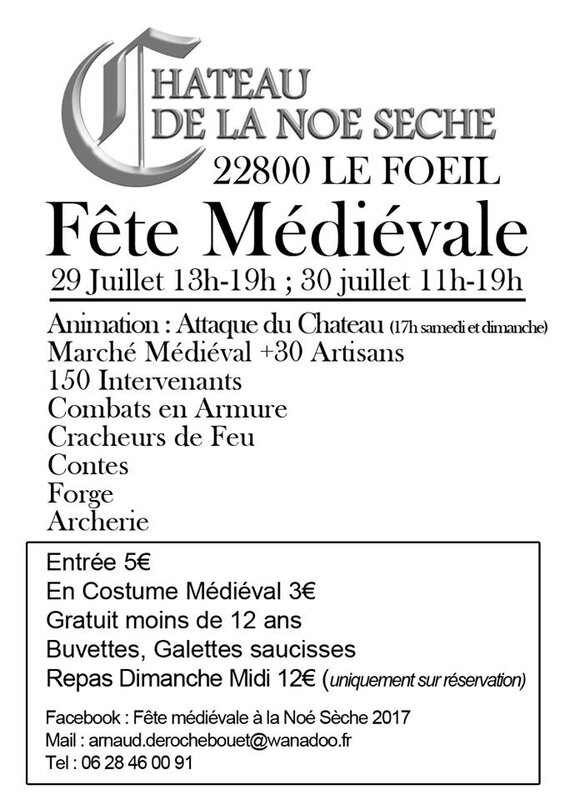 fêts médiévale la noe seiche