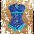 Bustier bleu