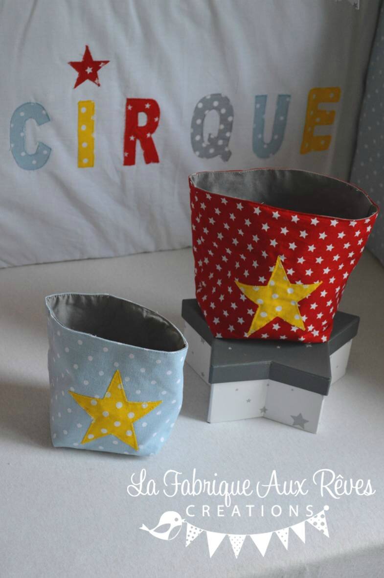 Linge lit textile bébé et décoration chambre enfant cirque circus ...