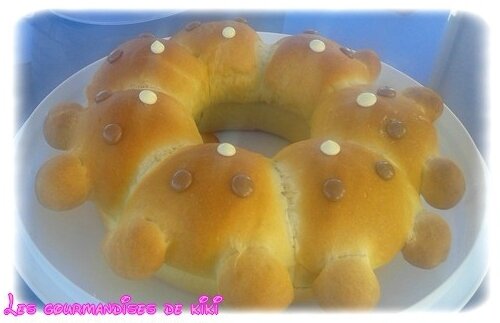 brioche tete d'ourson