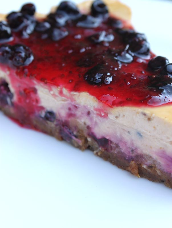 Cheesecake aux cassis et vinaigre balsamique