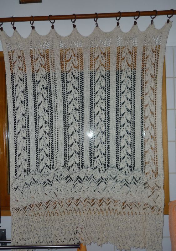 tricoter un rideau