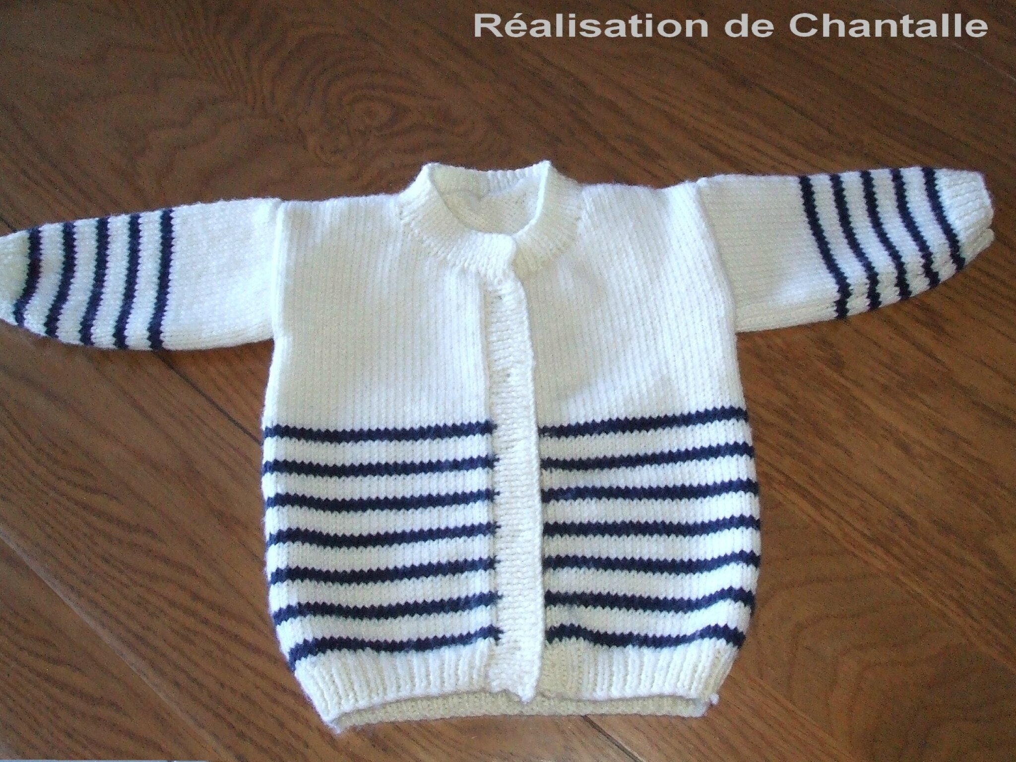 modele tricot gilet bebe 9 mois