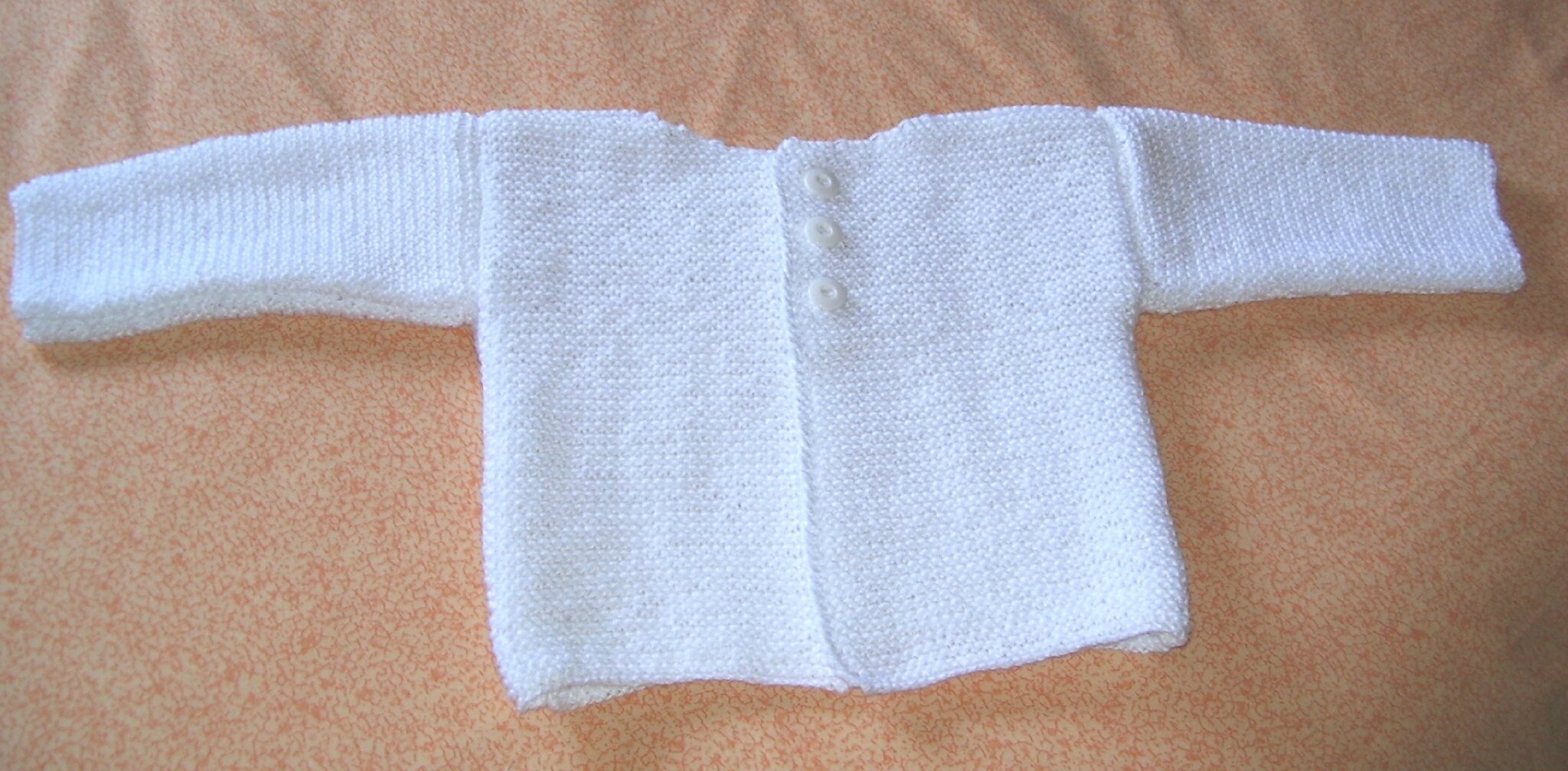 Tuto tricot : brassière bébé 3 mois 