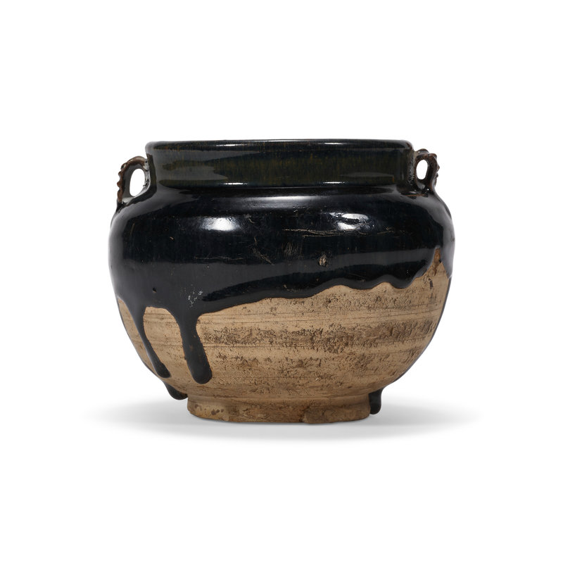 A Henan black-glazed jar, Southern Song dynasty (1127-1279)