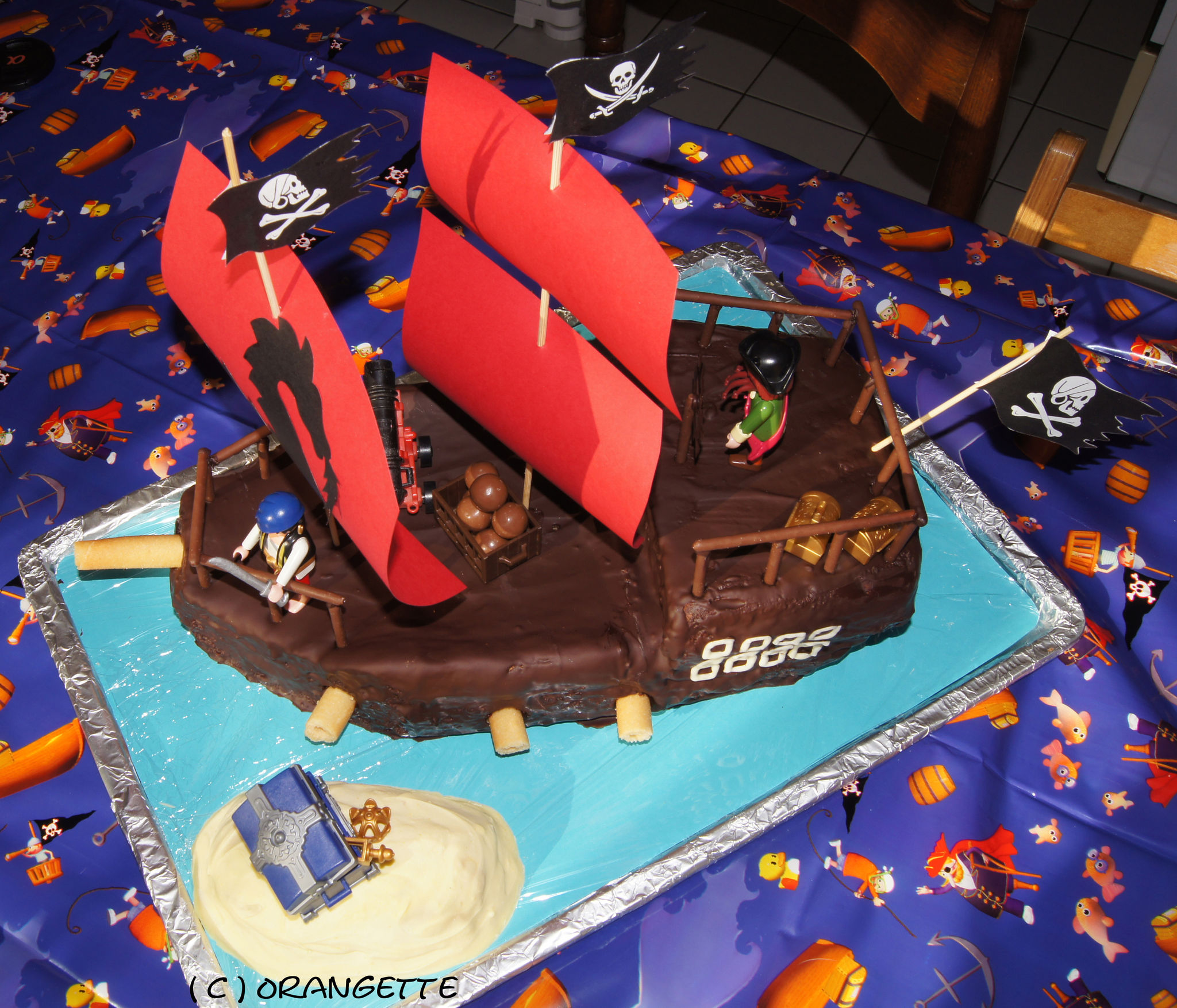 Gateau de pirate ! - Photo de Gateaux d'anniversaire & co - Fleurs d ...
