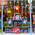Vitrines des soldes de janvier