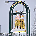 Cloches en bronze en hiver / bronze bells in winter