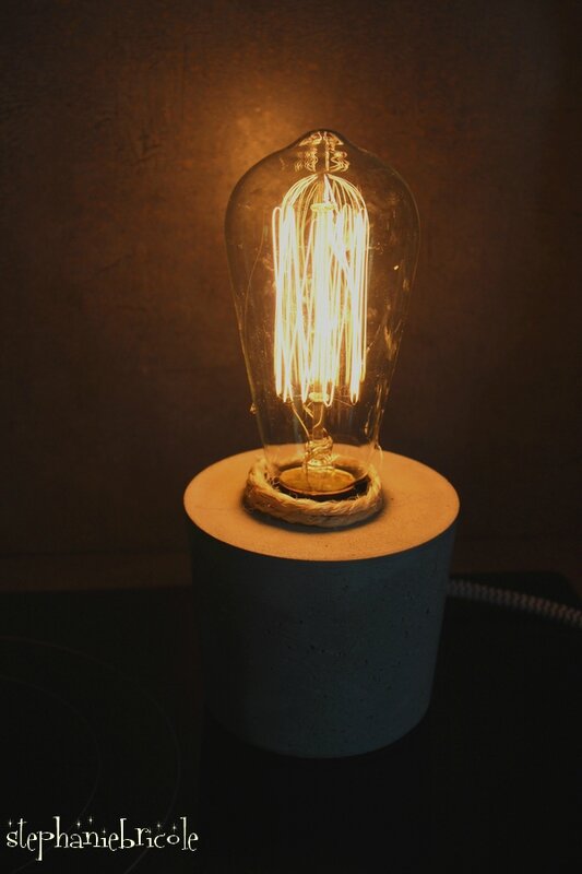 DIY une lampe en béton Prêt à créer !