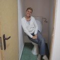 Sasha and new loo!