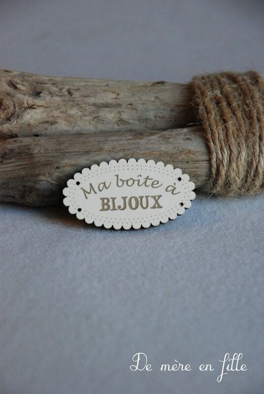 ma boîte à bijoux