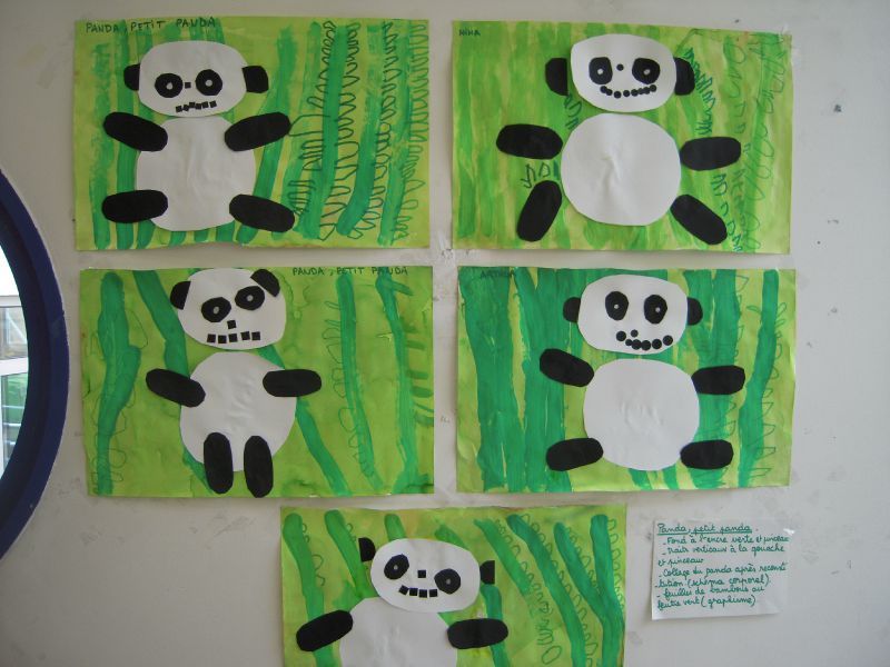 Fiche D'identité Du Panda Maternelle Panda, petit panda - Chez mes petits (...et moyens!)