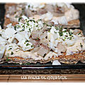 Toasts au hareng fumé