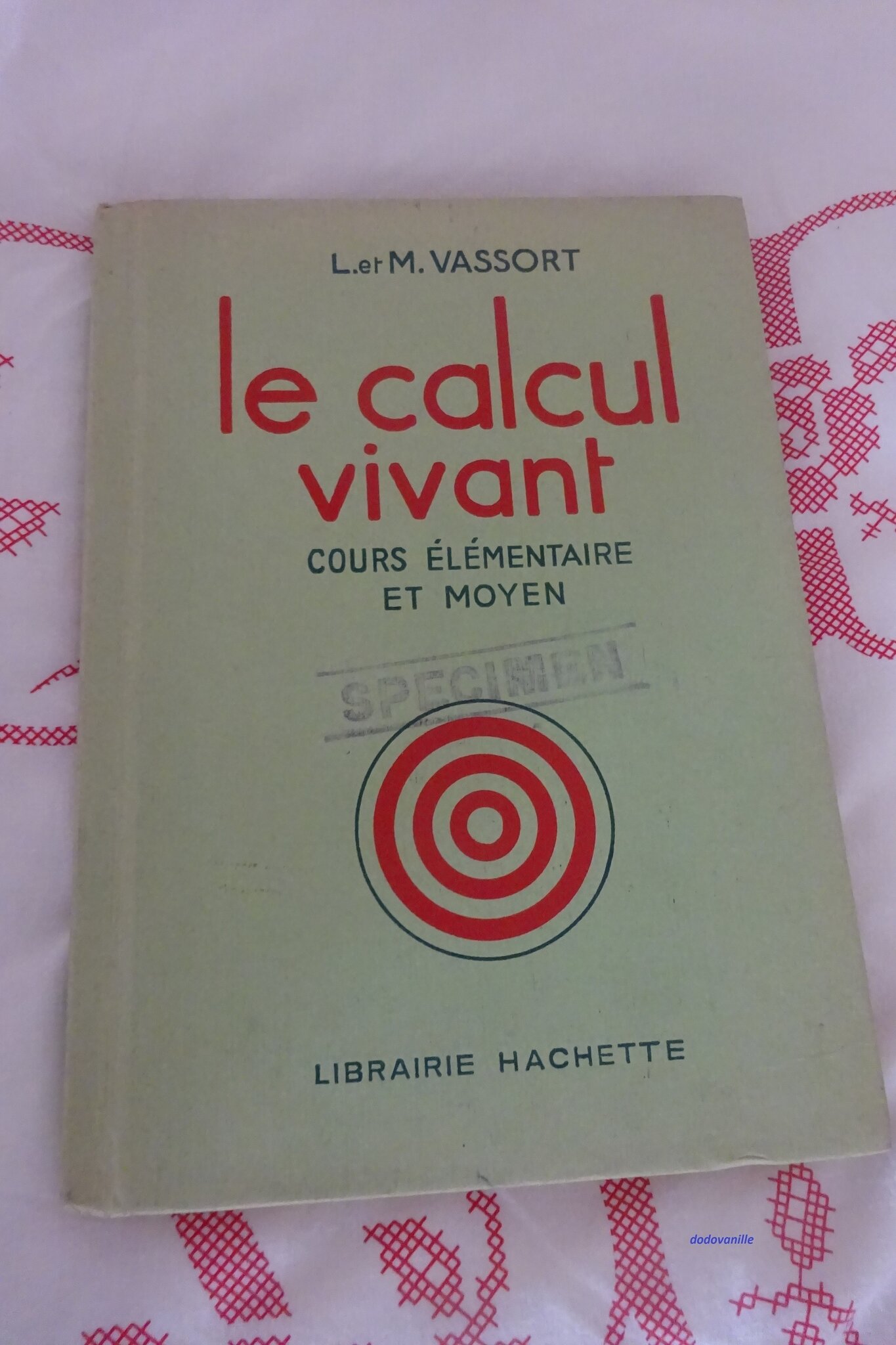 Livre Mes souvenirs d'école - Lin – Maison Bonheur