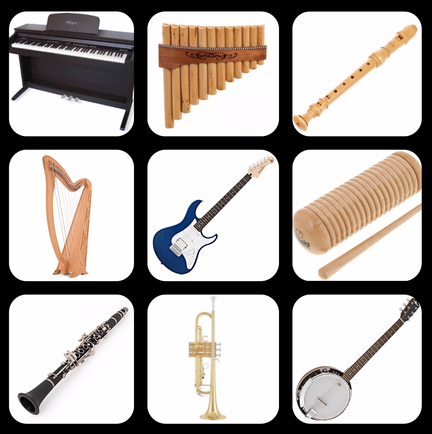 Les instruments de musique - La maternelle de Vivi