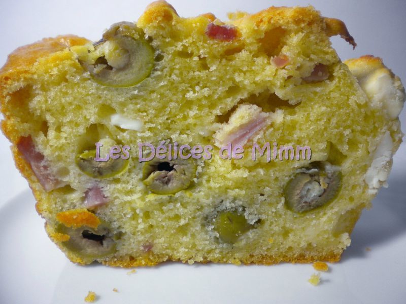Cake Aux Olives Jambon Et Feta Les Delices De Mimm