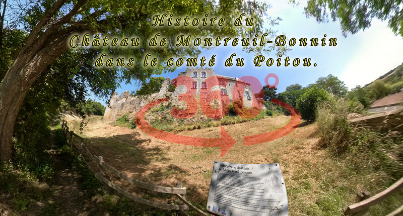 Histoire du Château de Montreuil-Bonnin dans le comté du Poitou