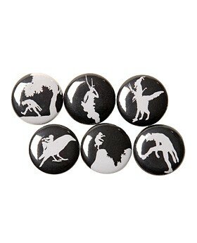 Ann Demeulemeester : Set Of Small Badges - Alain.R.Truong