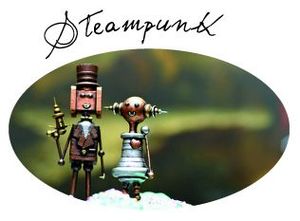 Steampunk bouton
