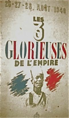 Trois Glorieuses empire colonial 1940
