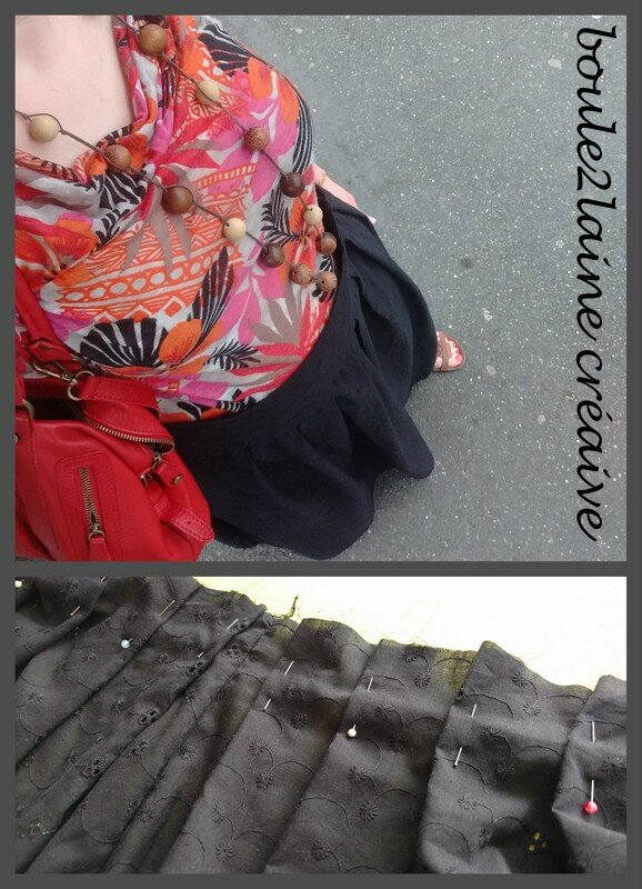 montage maxi jupe noire 2016